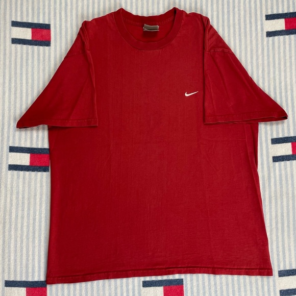 Nike Shirts Vintage Nike Embroidered Swoosh Short Sleeve Tee Shirt — free download